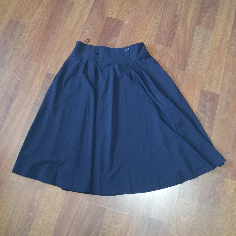 Navy Blue Ladies Skirt